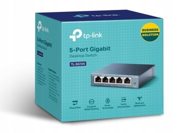 Коммутатор TP-LINK SG105 5x1 ГБ