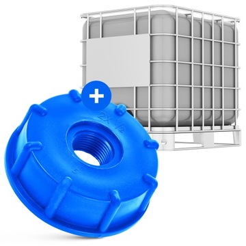 ГАЙКОВЫЙ СОЕДИНИТЕЛЬ MAUZER IBC 1/2 дюйма, заглушка клапана бака с бочонком S60/6 GW 1/2 дюйма