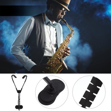 SAX HOLDER PRO UNIWERSALNY PASEK DO SAKSOFONU WIĄZKA PRZEWODOWA SZYJKA 7075 ALUMINIUM