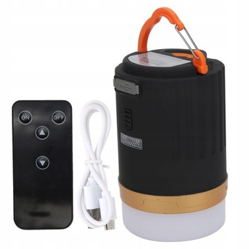 LAMPA KEMPINGOWA TURYSTYCZNA DO NAMIOTU AKUMULATOROWA USB LED IPX6
