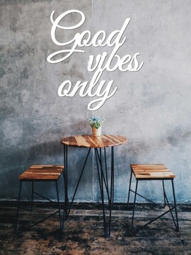 Картина-декорация надпись Good Vibes Only Vibes 50 см