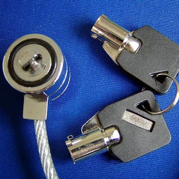 ZAMEK KLUCZOWY DO KOMPUTERA PC LAPTOP NOTEBOOK KOMPUTER ANTYKRADZIEŻOWY ALUMINIUM
