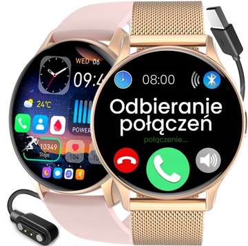 Zegarek damski SMARTWATCH Rubicon różowy 466x466 ROZMOWY BT BRANSOLETA