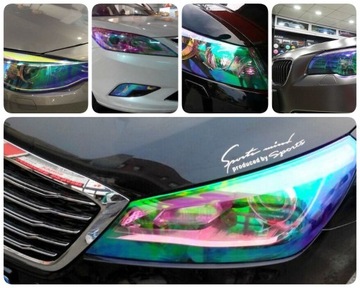 САМОКЛЕЯЩАЯСЯ ПРОЗРАЧНАЯ ПЛЕНКА ДЛЯ ЛАМП КАМЕЛЕОН