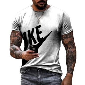 Koszulki męskie Napis 3D nadruk męska koszulka koszulki sportowe letnie ove
