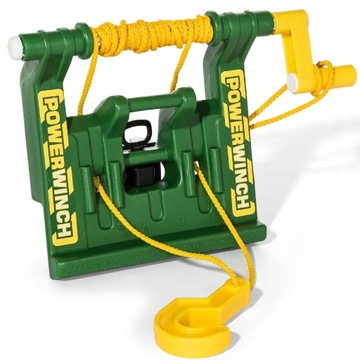 WYCIĄGARKA DO TRAKTOR NA PEDAŁY PRZYCZEPA JOHN DEERE ROLLY TOYS AKCESORIA