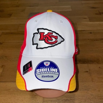 REEBOK KANSAS CITY CHIEFS NFL CZAPKA Z DASZKIEM NOWA Rozm. S/M