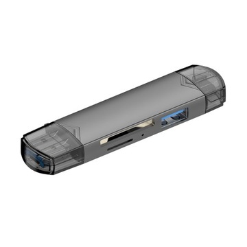 Устройство чтения карт Bounn USB2.0 + Micro USB2.0 + TypeC3.0 + USB3.0 TypeB
