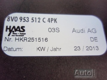 AP КОРПУС РУЛЕВОГО КОЛЕСА 8V0953512C 8V1953491 4PK 6PS AUDI A3 8V 2012-2016