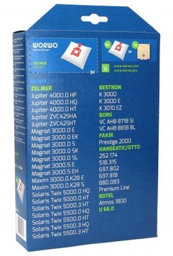 ZELMER JUPITER ZVC425HT ZVC4 мешки для пылесоса
