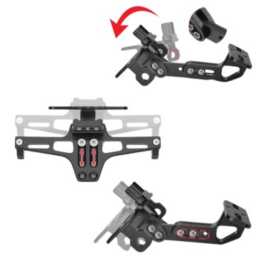 УНИВЕРСАЛЬНЫЙ ДЕРЖАТЕЛЬ НОМЕРНОГО ЗНАКА МОТОЦИКЛА С LED ОСВЕЩЕНИЕМ