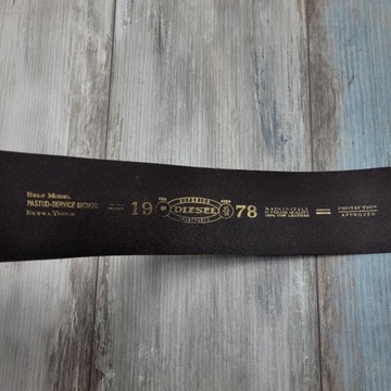 DIESEL GOLD PREMIUM Belt Skórzany Pasek Damski Szeroki 7 Brązowy Leather