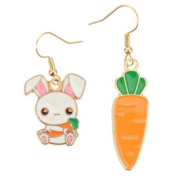 Bunny Decor Trendy Kolczyki Eleganckie Szpilki