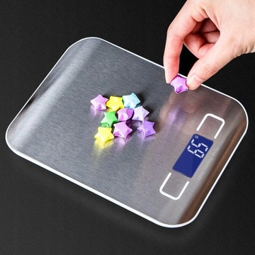 ЭЛЕКТРОННЫЕ ТОЧНЫЕ КУХОННЫЕ ВЕСЫ 5 кг/1 г ЖК-дисплей