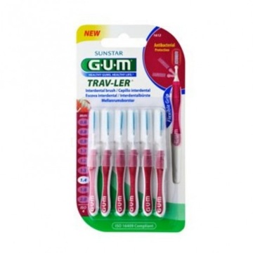 GUM TRAV-LER SZCZOTECZKI MIĘDZYZĘBOWE RÓŻOWE 1,4mm