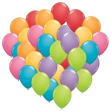 Balony gumowe 30cm mix kolorów 100szt