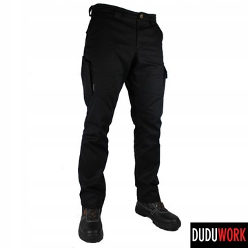 DuduWork РАБОЧИЕ БРЮКИ по охране труда и технике безопасности Black Elastic 60
