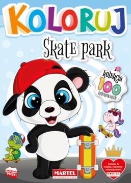 Kolekcja 100 - KOLORUJ - SKATE PARK kolorowanka