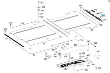 KOŁEK LISTWY OSŁONOWEJ TYŁ MERCEDES SPRINTER 907 910