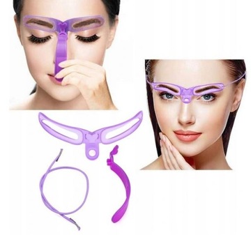 SZABLONY DO BRWI WIELOKROTNEGO UŻYTKU 8W1