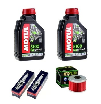 Olej MOTUL Filtr Oleju Świece HONDA VARADERO XL125