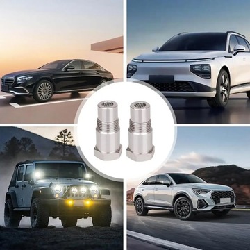 2x ПРЯМОЙ ЭМУЛЯТОР ЛЯМБДА-ЗОНДА Нержавеющая сталь с сетчатым фильтром EURO4 EURO5 EURO6