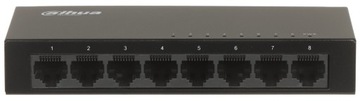 SWITCH PRZEMYSŁOWY 8-PORTOWY DAHUA PFS