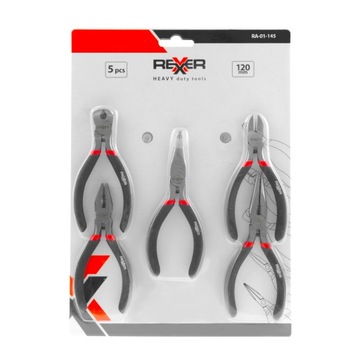 НАБОР ТОЧНЫХ ПЛОСКОГУБЦ ИЗ 5 ЭЛЕМЕНТОВ