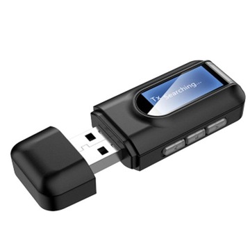 USB Bluetooth 5.0 Audio Wyświetlacz LCD