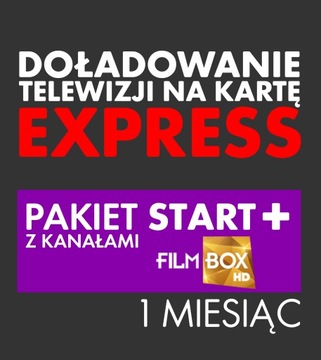 Doładowanie TNK START+ Filmbox Pack 1 miesiąc