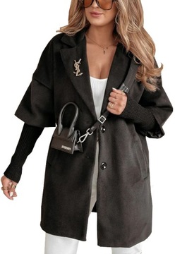 ПАЛЬТО «ГРИБ» ПАЛЬТО С РУКАВАМИ В РЕБРУТУ КУРТКА OVERSIZE PREMIUM M