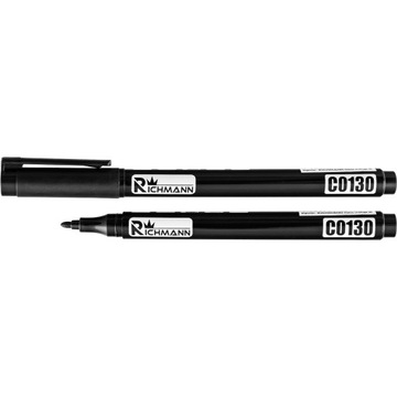 Marker budowlany cienki permanentny czarny 1 szt.