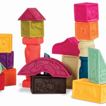Элеменосквиз Мягкие кубики Большой набор B.Toys