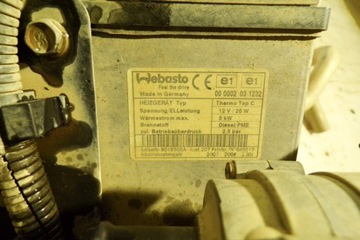 Webasto VW TRANSPORTER V (T5) FURGON 7H0815071G 2.5L diesel 96kW 2007