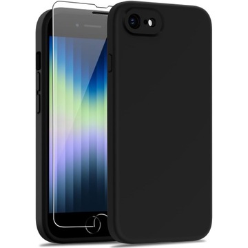 Etui do iPhone SE 2022 / SE 2020 / 8 / 7 POKROWIEC OBUDOWA CASE + SZKŁO
