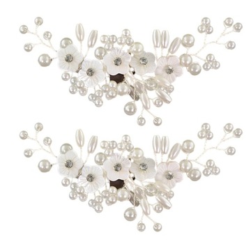 2 SZTUKI ŚLUBNE KLIPSY DO BUTÓW NA WYSOKIM OBCAsie KLIPS DO BUTÓW DLA PANNY MŁODEJ