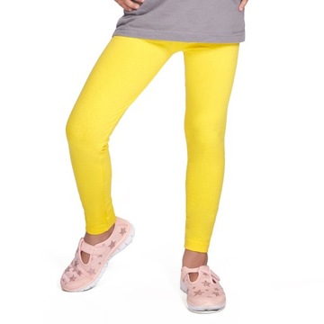 КЛАССИЧЕСКИЕ ЛЕГГИНСЫ ДЛЯ ДЕВОЧЕК, ЖЕЛТЫЕ 104