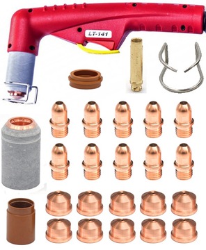 ZESTAW AKCESORIÓW DO UCHWYTU PLAZMOWEGO LT101 A101 A-101 DYSZE ELEKTRODY