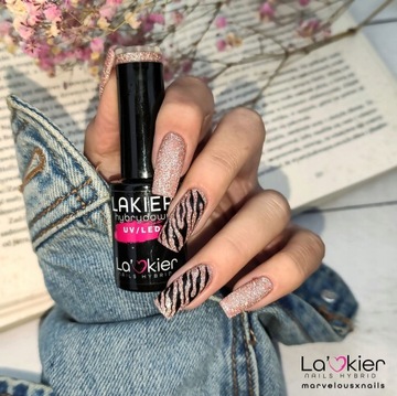 Гибридный лак для ногтей FLASH с эффектом глиттера