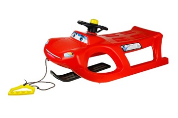 PROSPERPLAST ZIGI-ZET CONTROL салазки, трос, рулевое управление, красная машина