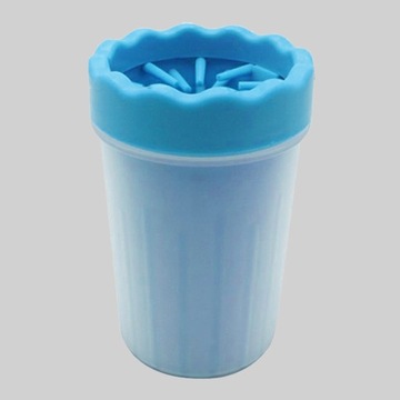 Портативная мойка для домашних животных Силиконовая лапа синяя M