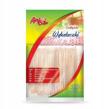 AMIGO JEDNORAZOWE WYKAŁACZKI W WORECZKU 100 SZT.