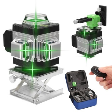 16-liniowy poziomica laserowa 4D 360 °