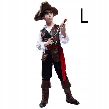 Dziecięcy kostium męski kapitana piratów