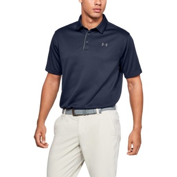 Koszulka Under Armour Tech Polo 1290140 410 granatowy S