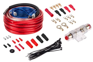 ZESTAW MONTAŻOWY DO WZMACNIACZA TUBY CAR AUDIO