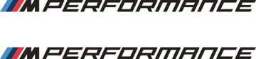 Naklejki do nowe BMW M Performance logo napis