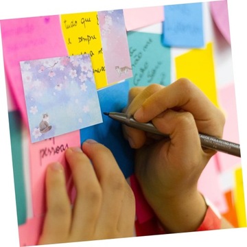 1 Zestaw Lepka Notatnik Notatki Samoprzylepne Strona Notatnik Na Biurko Mał