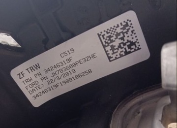 FORD FOCUS MK4 KIEROWNICA MULTIFUNKCYJNA JX7B-3600-PE