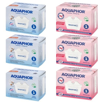 Wkład do dzbanka aquaphor maxfor+ / maxfor+ Mg 3+3
